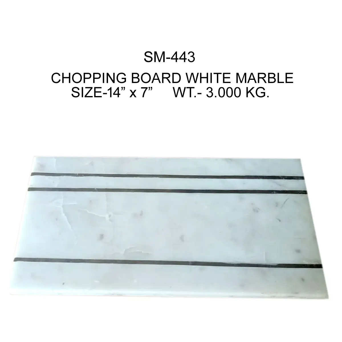 CHOPPING BOARD WHITE MARBLE